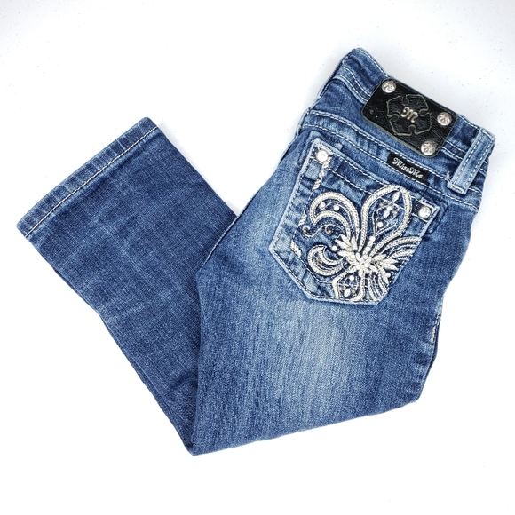 Miss Me Other - Girl's Miss Me Embroidered Rhinestones Capi